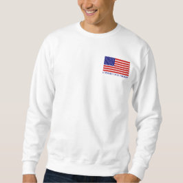 Support våra Flagga Mans Sweatshirt