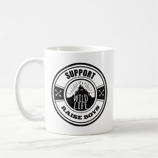 Support Vilda djur Raise Boys Kaffemugg