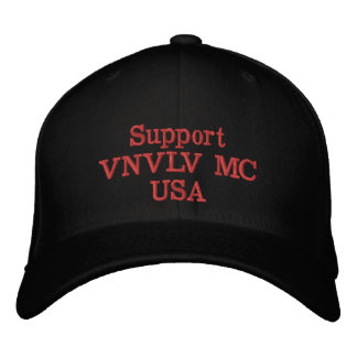 Support VNVLV MC USA Embroized Hat Broderad Keps