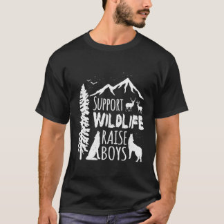 Support Wildlife Raise Boys Långärmad Shirt for T