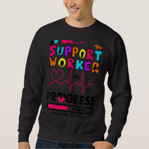 Support Worker under pågående sjuksköterskeverksam Lång Ärmad Tröja