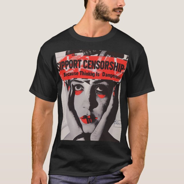 Supportcensur T-Shirt (Framsida)
