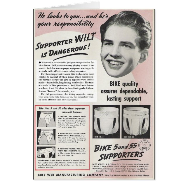 Supporter Wilt är farligt! Hälsningskort (Framsidan)