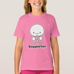 Supportern (bröstcancer) lurar dräkt t-shirt