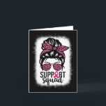 Supportgruppen för bröstcancermedvetenhet hos Mess Kort<br><div class="desc">Supportgruppen för bröstcancermedvetenhet hos Messy Bun Warrior 1</div>