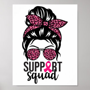 Supportgruppen för bröstcancermedvetenhet hos Mess Poster