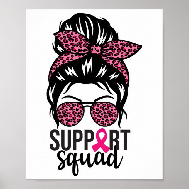 Supportgruppen för bröstcancermedvetenhet hos Mess Poster (Framsidan)