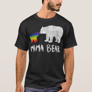 Supportpris för Rainbow Mamma Bear Always Forever  T Shirt