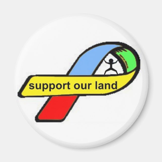 SupportVårLand Magnet (Framsidan)