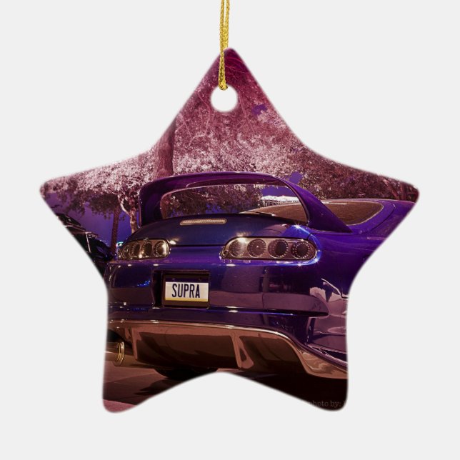 Supra fotografi julgransprydnad keramik (Framsidan)