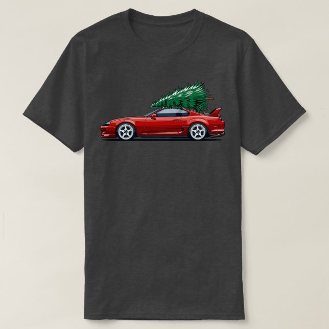 Supra mk4 Julafton träd T Shirt (Design framsida)