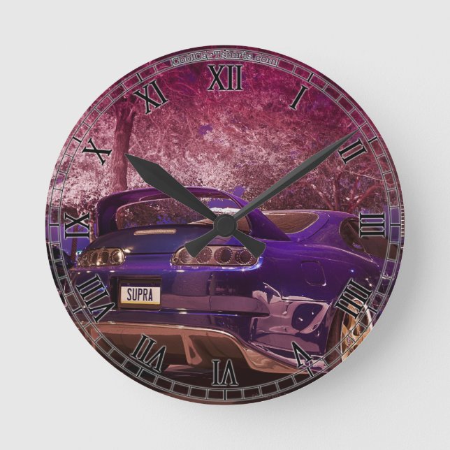 Supra Photography Clock Rund Klocka (Framsida)