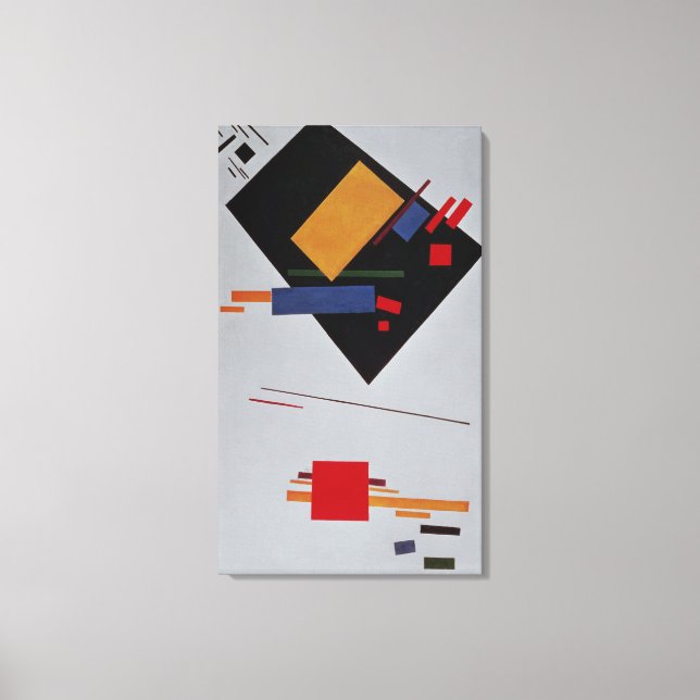 Suprematist Composition, 1915 Canvastryck (Framsida)