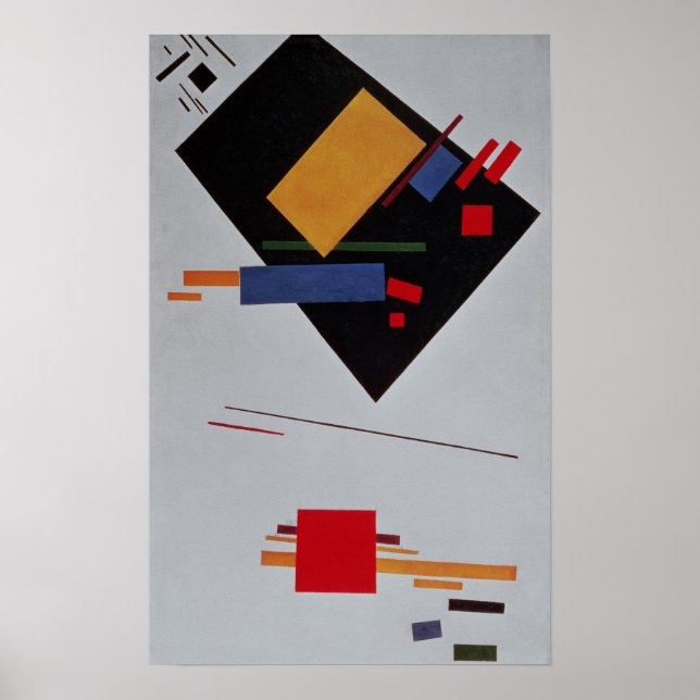 Suprematist Composition, 1915 Poster (Framsidan)