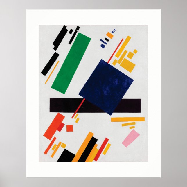 Suprematist Composition by Kazimir Malevich Poster (Framsidan)