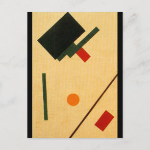 Suprematist Composition by Kazimir Malevich Vykort