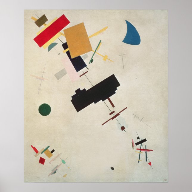 Suprematist Composition No.56, 1936 Poster (Framsidan)