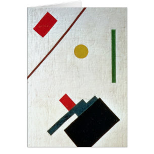 Suprematist Sammansättning, 1915 Hälsningskort
