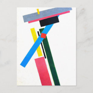 Suprematistic Construction by Kazimir Malevich Vykort
