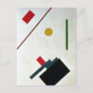 Suprematistisk komposition, 1915 vykort