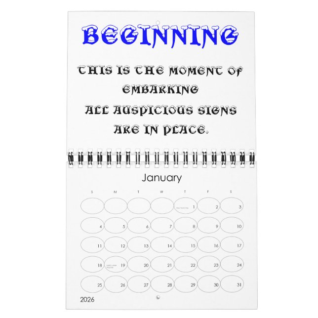 SUPREME ASSAILANT CALENDAR KALENDER (Jan 2026)