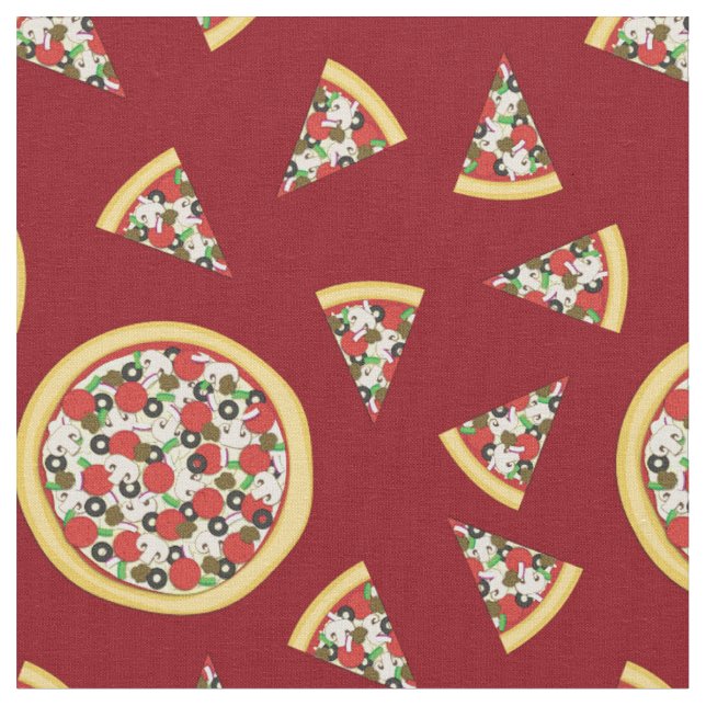 Supreme Combo Pizza Söt Mat Barn Tyg (Närbild)