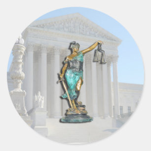 SUPREME-CT-DAM-JUSTICE RUNT KLISTERMÄRKE