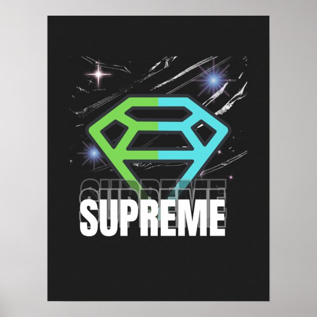 supreme  wall art design  poster (Framsidan)