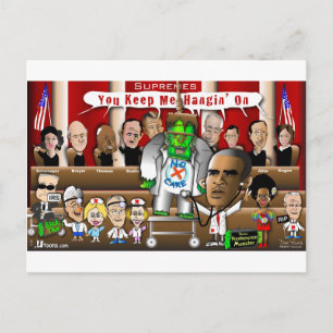 Supremes vs. ObamaCare 3 Vykort