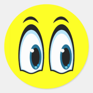 SUPRISET ÖGON RUNT KLISTERMÄRKE