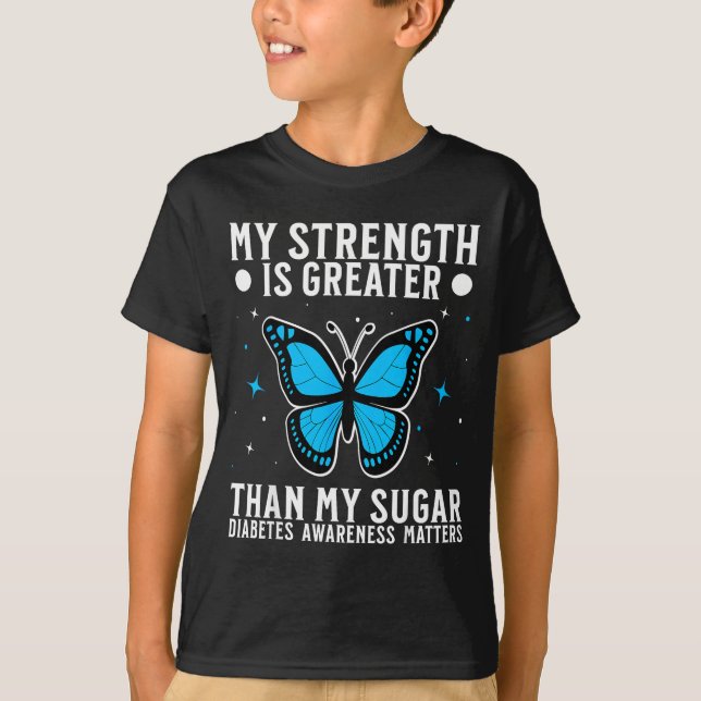Suprt Diabetes Awareness Month Diabetes For Women  T Shirt (Framsida)