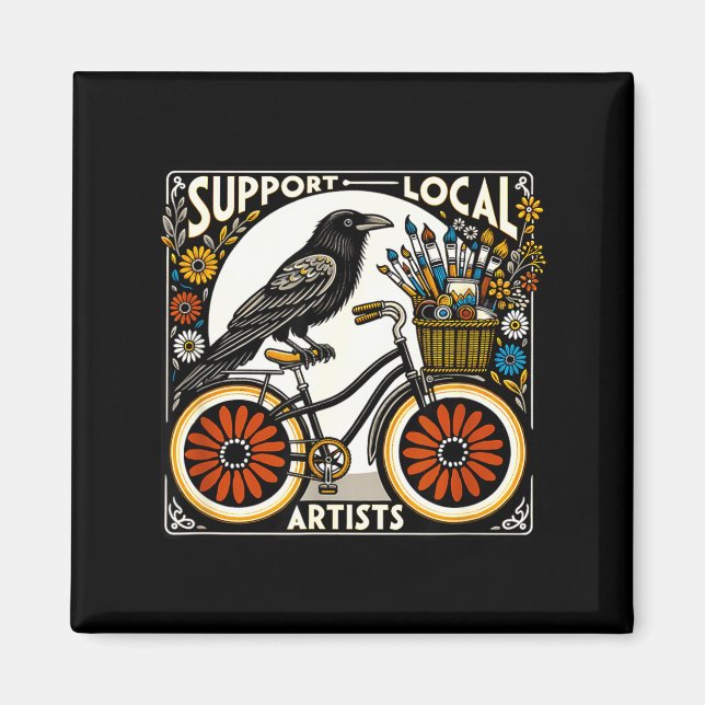 Suprt Local Artists  Magnet (Framsidan)