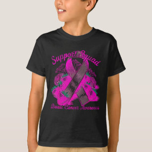 Suprt Squad Bröstcancer Medvetande Nk Band Kvinnor T Shirt