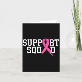 Suprt Squad Bröstcancer Medvetenhet Månad nk Kort