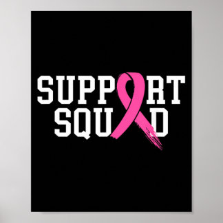 Suprt Squad Bröstcancer Medvetenhet Månad nk Poster