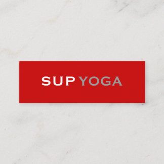SUPYOGA MINI VISITKORT