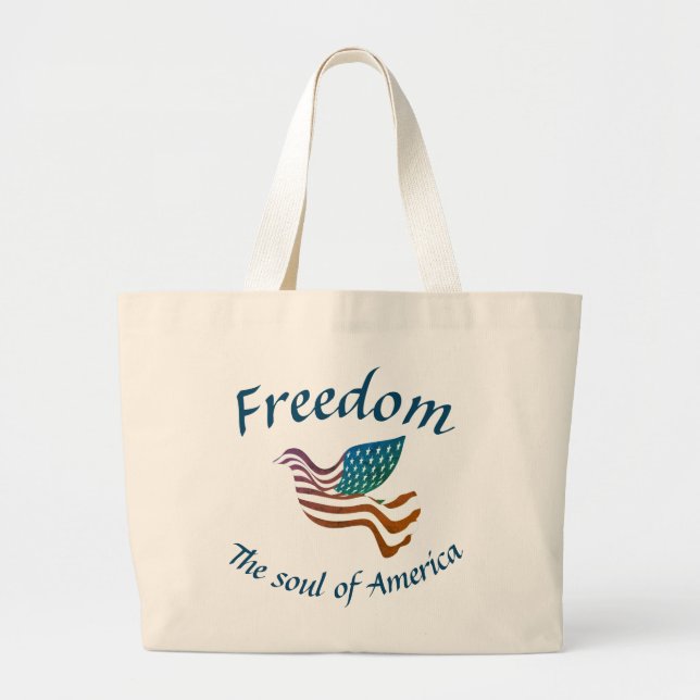 Sur America Jumbo Tote Bag Jumbo Tygkasse (Framsidan)