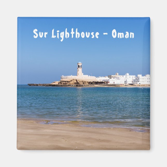 Sur fyr - Sur, Oman Magnet (Framsidan)