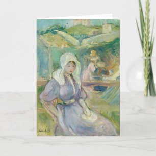 Sur La Plage À Portrieux   Berthe Morisot Kort