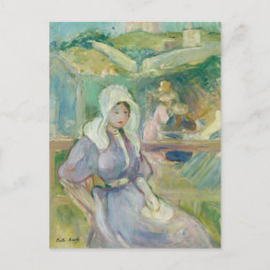 Sur La Plage À Portrieux   Berthe Morisot Vykort