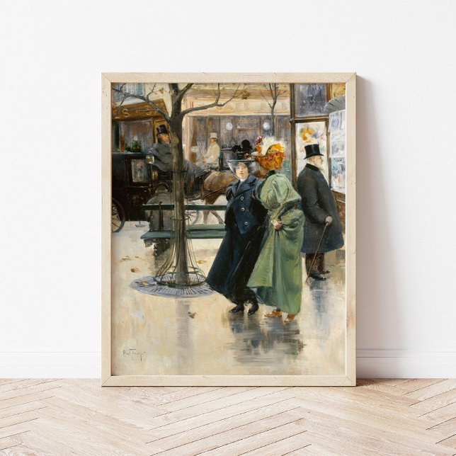 Sur les Boulevards | Louis Abel-Truchet Poster (Skapare uppladdad)