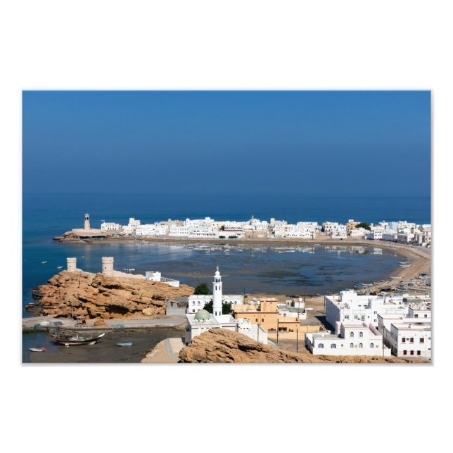 Sur town nära Muscat - Oman Fototryck (Framsidan)