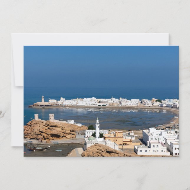 Sur town nära Muscat - Oman Inbjudningar (Framsida)
