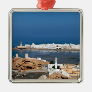 Sur town nära Muscat - Oman Julgransprydnad Metall