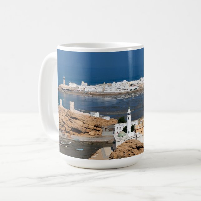 Sur town nära Muscat - Oman Kaffemugg (Framsida vänster)