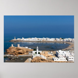 Sur town nära Muscat - Oman Poster