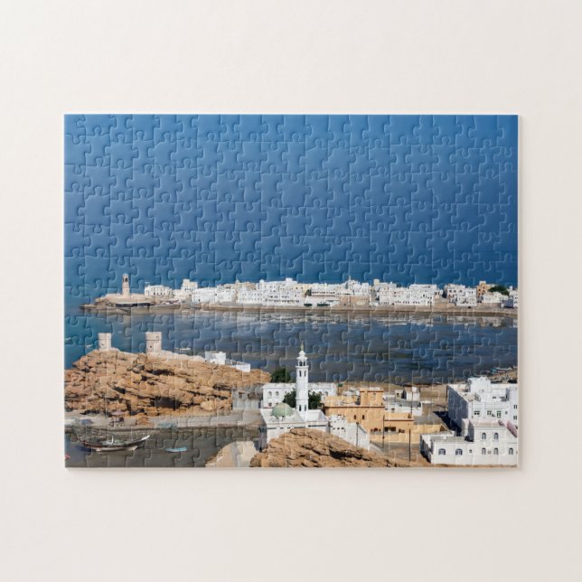 Sur town nära Muscat - Oman Pussel (Horisontell)