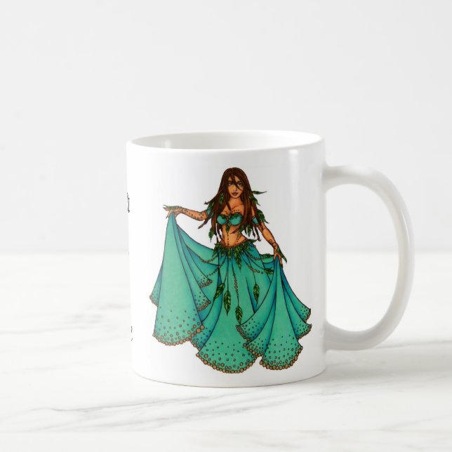 Sura Mitten Östra Belly Dancer Kaffemugg (Höger)