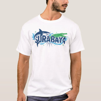Surabaya T-Shirt - Bold Maritime City Namn Graphic
