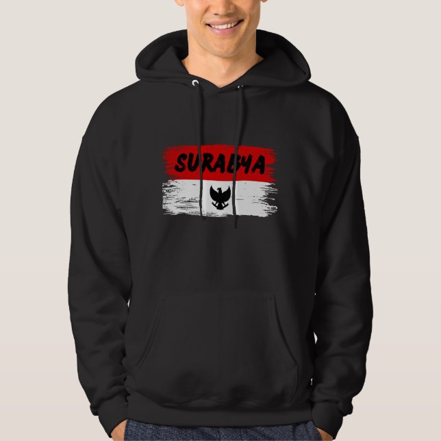 Surabya Indonesien Hoodie (Framsida)